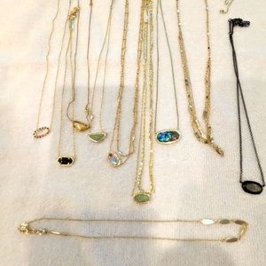 Ten Kendra Scott Necklaces SOLD AS A LOT ONLY